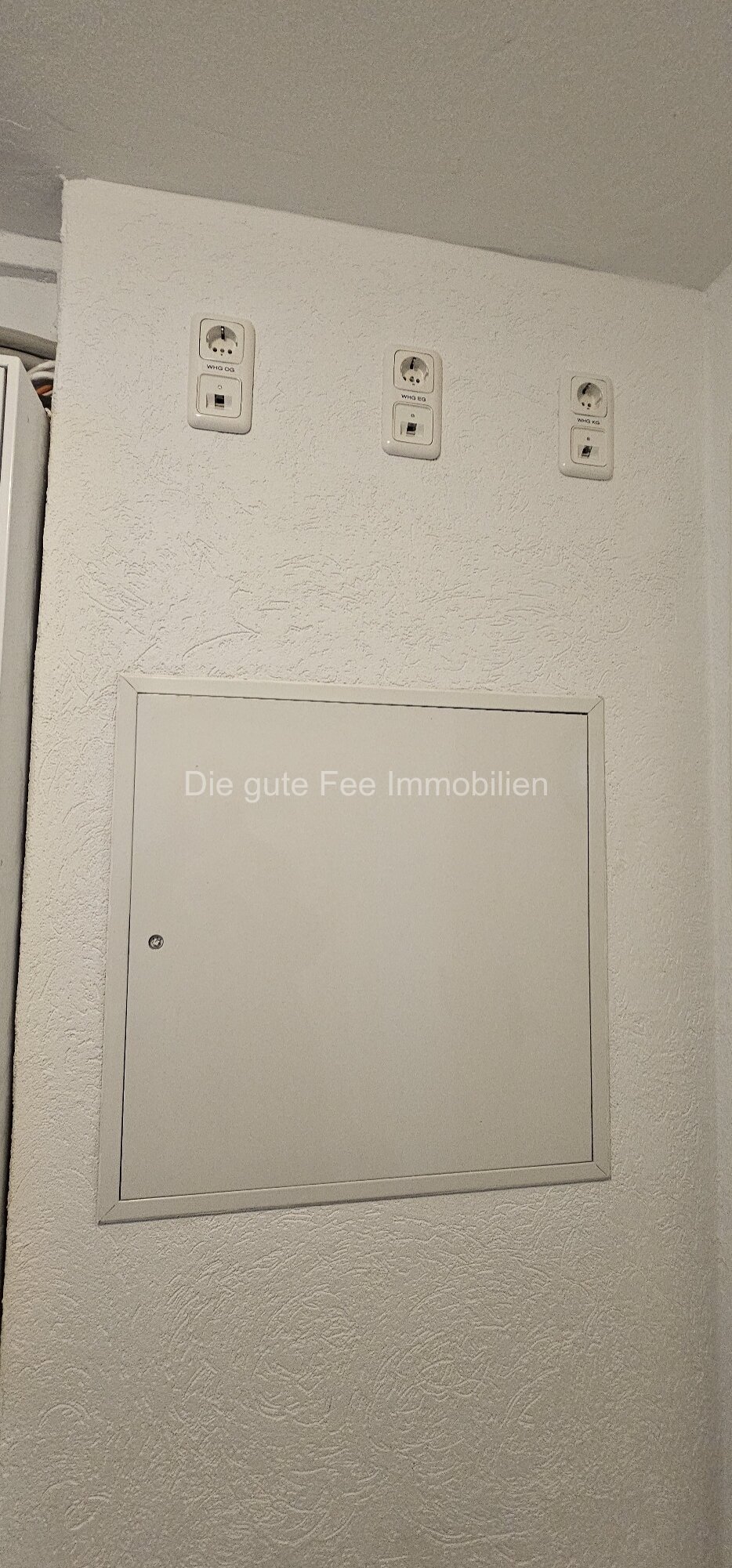 Anschlüsse vorbereitet für Glasfaser