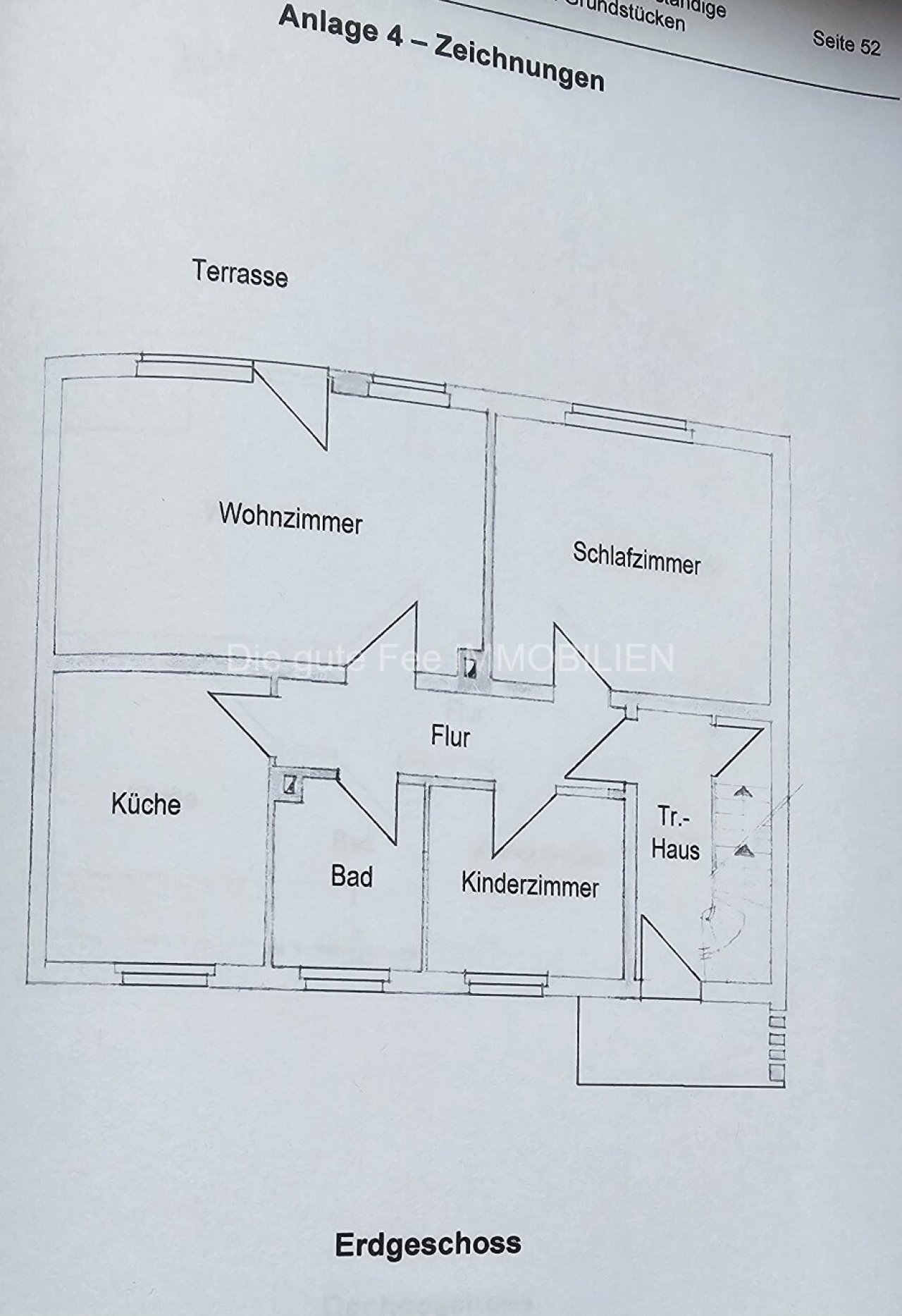 Zimmeraufteilung EG Zimmeraufteilung EG